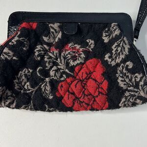Vera Bradley Floral Quilted Clutch Wristlet Vintage